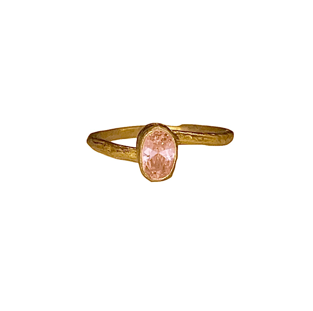 Selene Gemstone Ring - Rose