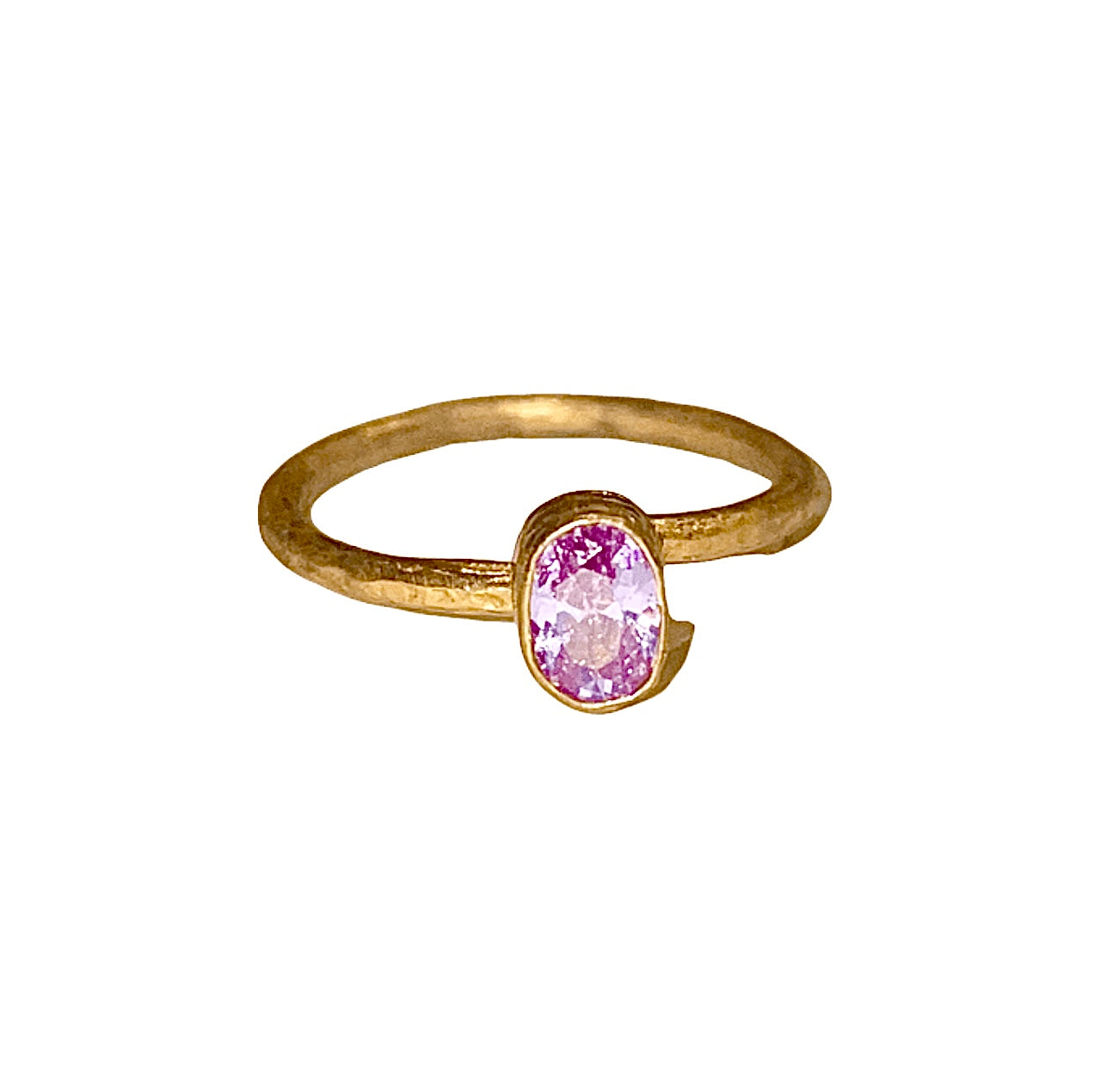 Selene Gemstone Ring - Lavender